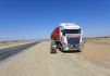 Übergrößen-LKW gibt's auch in Namibia.