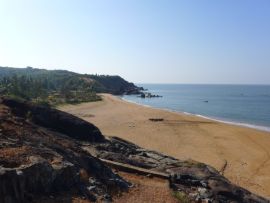 Versteckter Honey Beach südlich von Goa